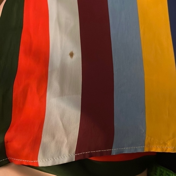 Belle Vere striped dress sleeveless multicolored size L - Picture 9 of 9